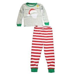 THE CHILDRENS PLACE Baby Toddler GLOW IN THE DARK SANTA PAJAMAS Pj's 2T NEW NIP